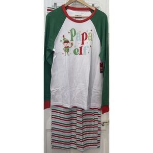 Papa Elf Jammies For Your Families Pajama Set by Cuddl Duds Men’s Size Medium